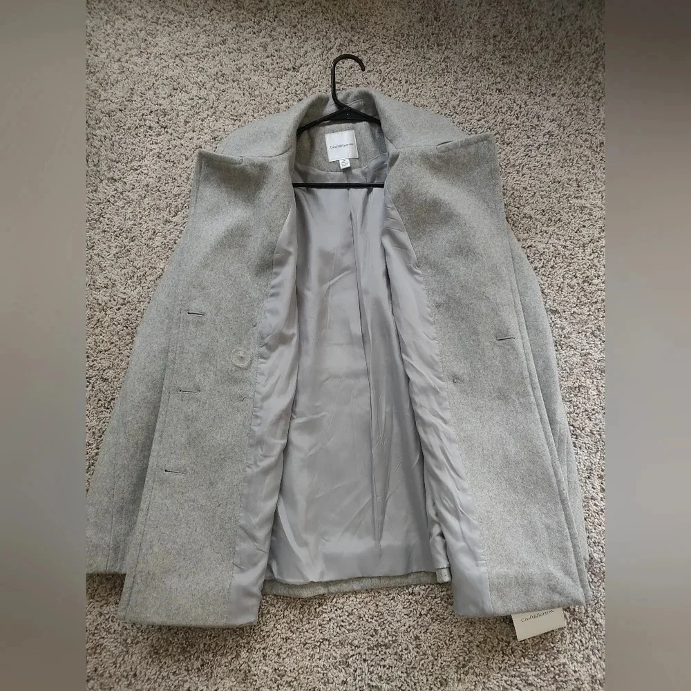 Classic grey coat Croft& Barrow - Picture 6 of 8